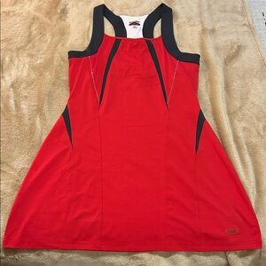 Bollé Women's Performance Red & Black Athletic Dress, Size Medium